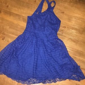 Blue dress